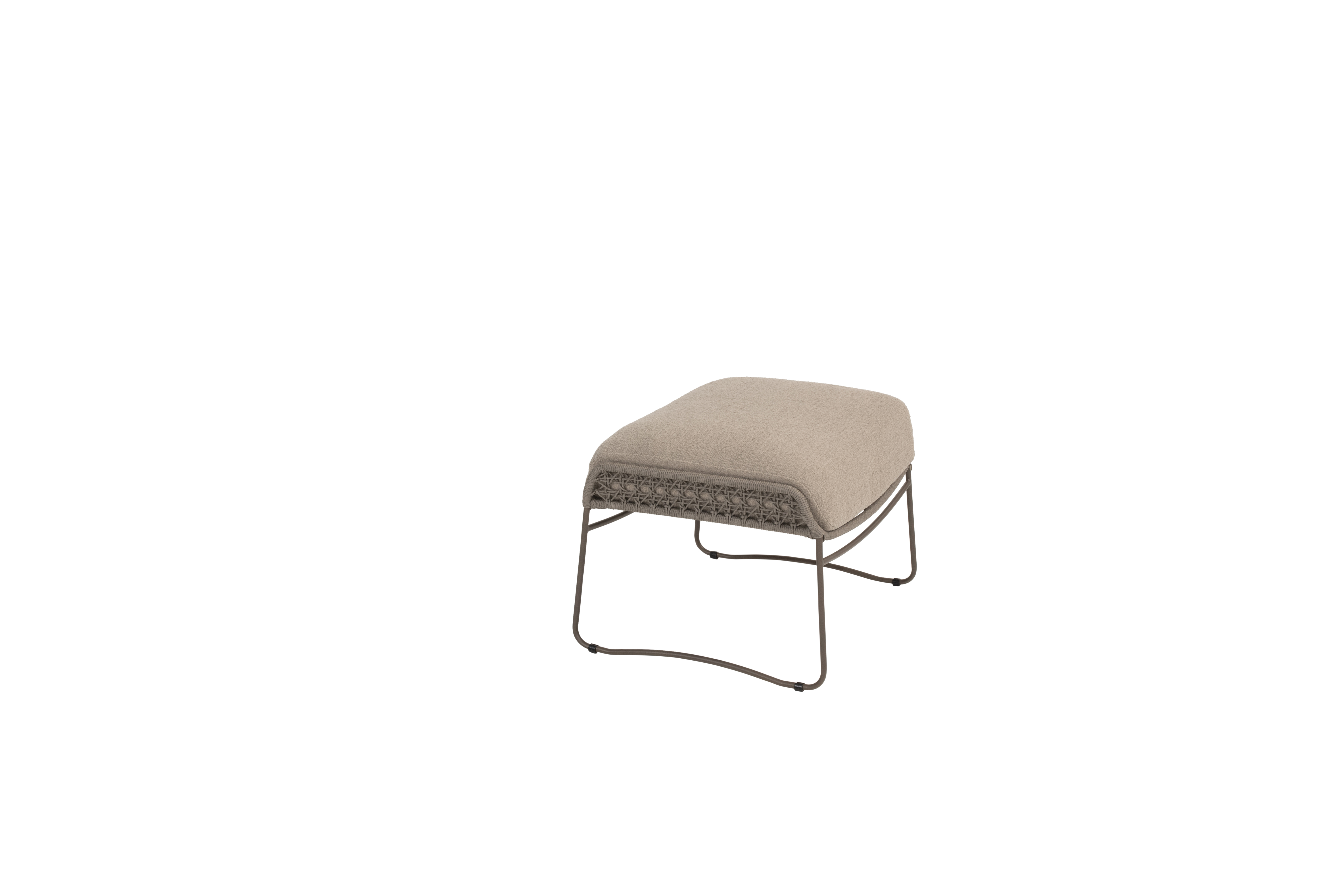  4 Seasons Moretti Foostool W/cushion - Terre